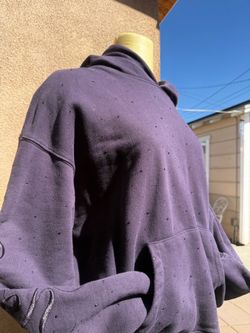 YoungLA Purple Rhinestone Hoodie – Size M