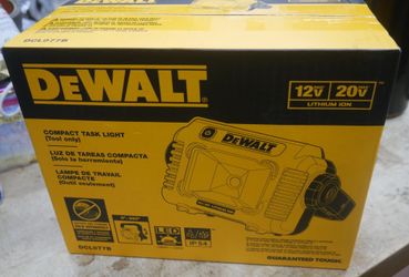 DEWALT DCL077B 20V Task Light NEW TOOL ONLY . NEW .