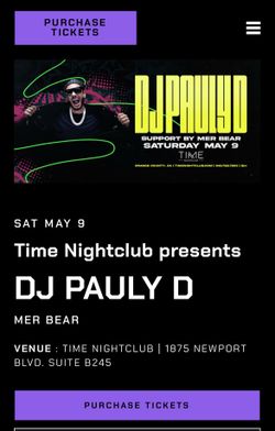 Pauly d tickets