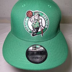Boston Celtics New Era 9Fifty Hat Cap Green Snapback NBA Basketball 