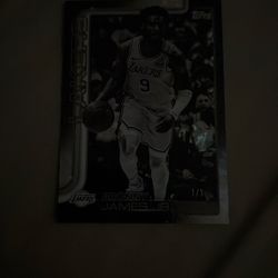 2025 Topps Bronny James Jr 1/1