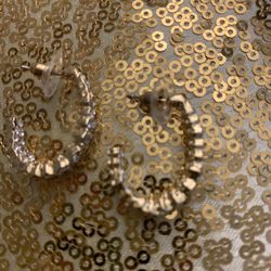 C Shaped Very Beautiful Design Ear Rings!! 