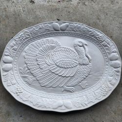 White Turkey Platter