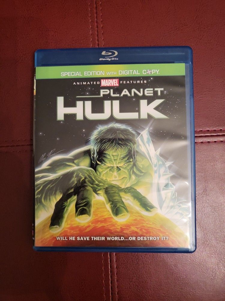 Planet Hulk Animated Movie Blu-ray 
