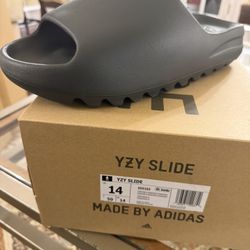 Adidas Yeezy Slide 'Dark Onyx' - Size 14