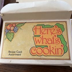 Recipe card assortment