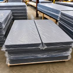 King Size Box Springs - Brand New - Available Heights: 5” Low Profile to 9” Regular - Also in Twin, Full, Queen & Cali King 🚚 Same-Day Delivery