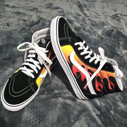 Men's Vans Sk8-Hi Reissue 'Flames Size 11