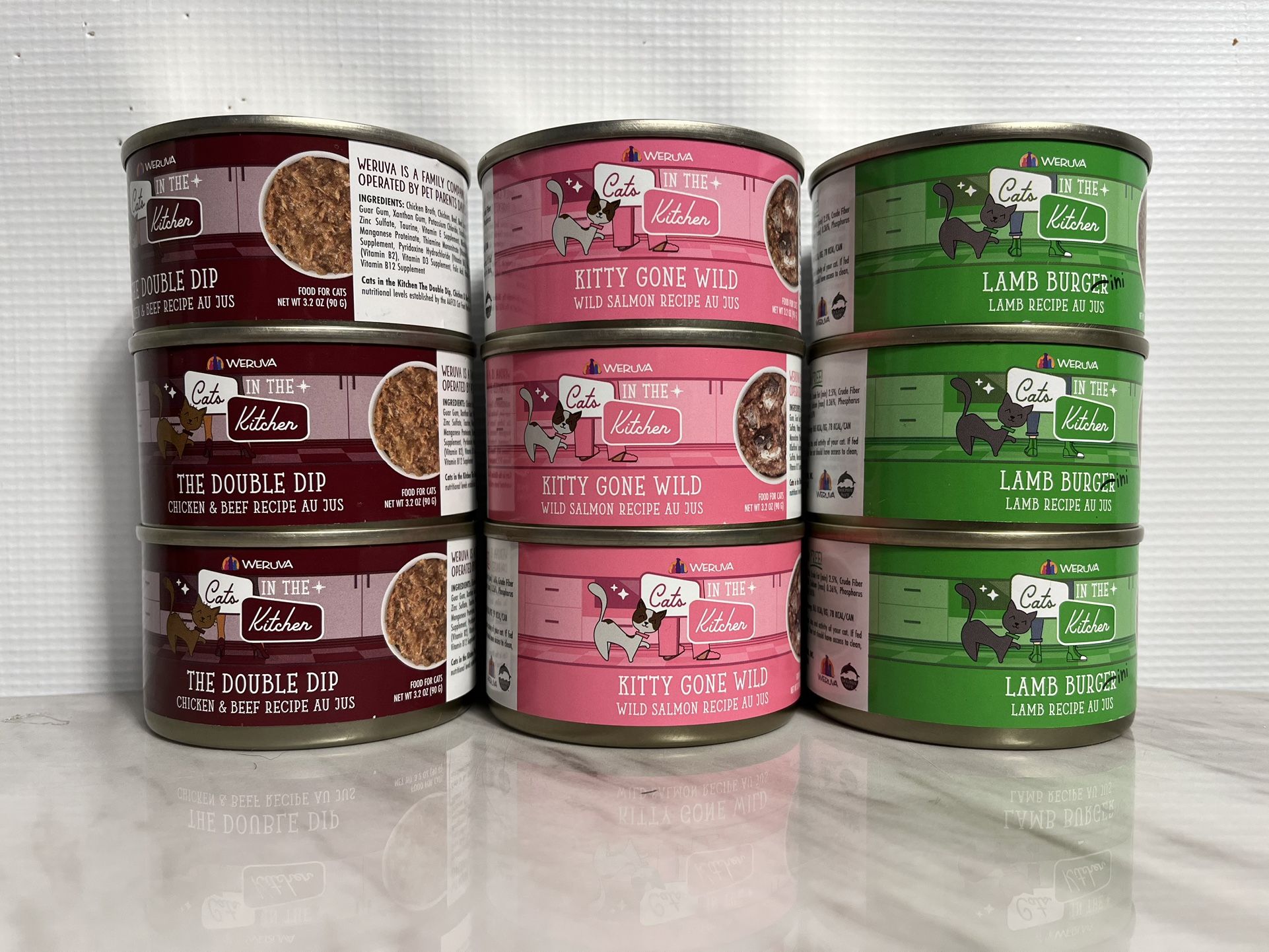 9 Can Of Cat Food