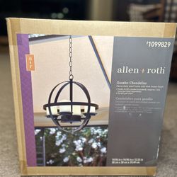 Allen + Roth Modern Gazebo Chandelier    **(NIB) (OBO)**