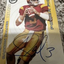 2003 Press Pass Certified Autographed Carson Palmer Rookie