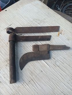 Brush Axe and Two Splitting Froes