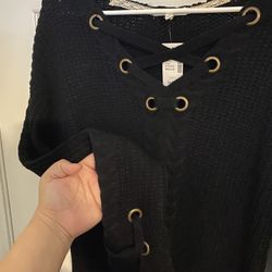 Medium Knitted Dress Black 