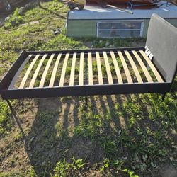 Queen Bed Frame  And A Twin Bed Frame 