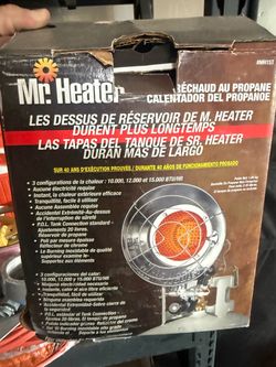 Mr. heater 15,000 BTU heater outdoor only