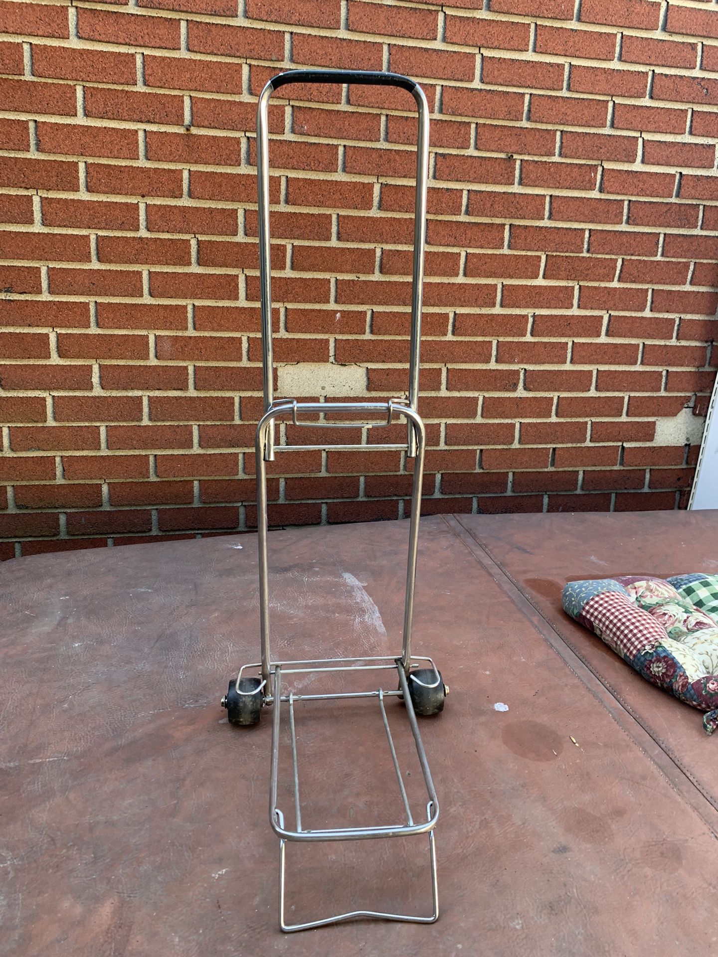 Folding Luggage Cart folds for  easy storage used normal wear