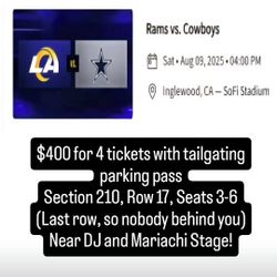 Rams V Cowboys 