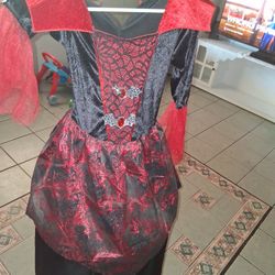 Vampire Dress For Girls Size 7/8 