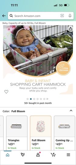 Baby Shopping Car Hammock