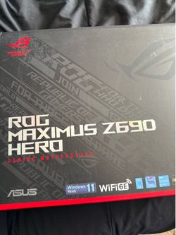 Intel 13900k + rog Maximus z690 hero motherboard