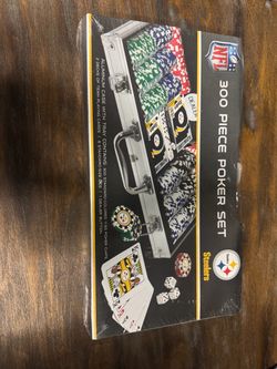 Pittsburgh Steelers poker chips set - brand new