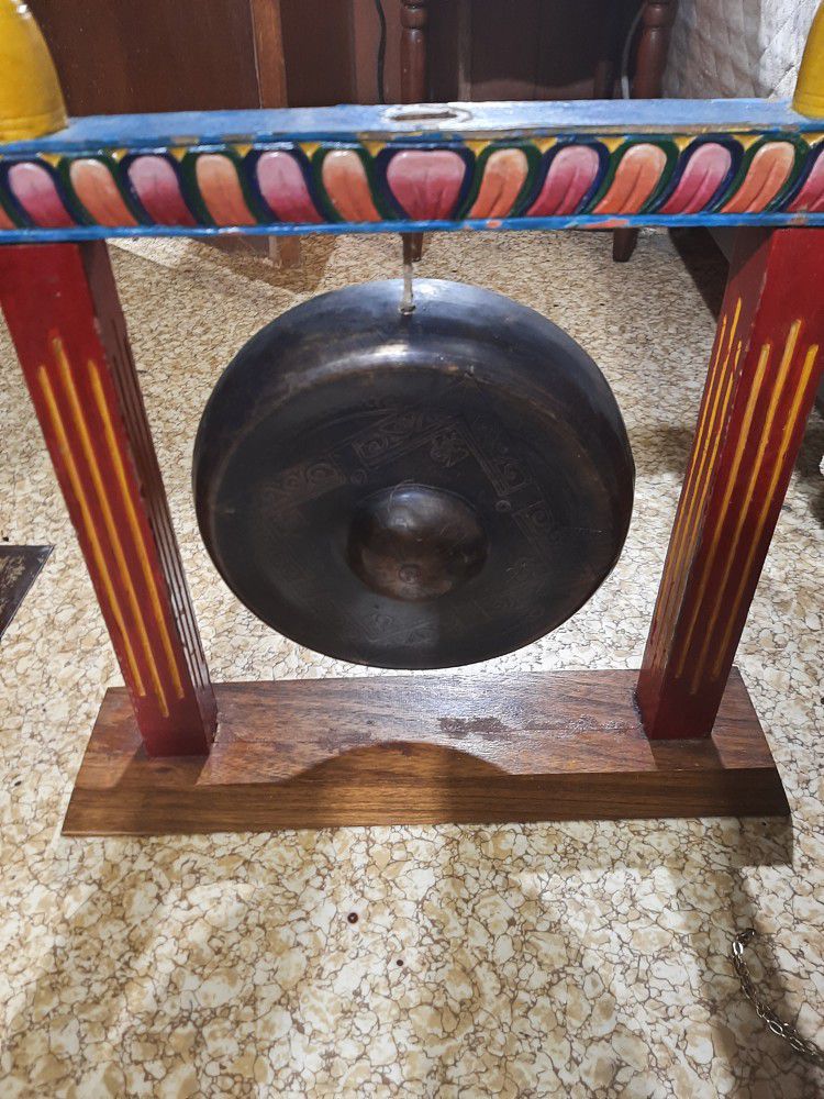 Antique Japanese Brass Gong