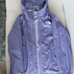 The North Face -Rain Jacket Purple , Size M(10-12)