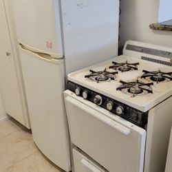 Working Stove And Refrigerator 