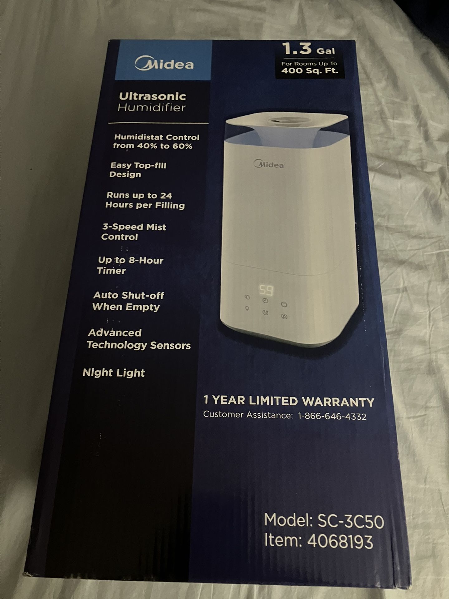 Media ultrasonic humidifier