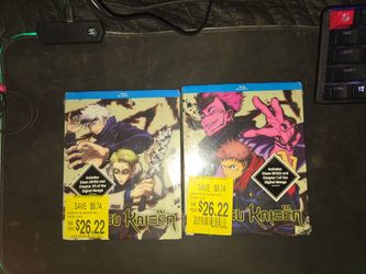 Anime Jujutsu Kaisen Season 1 part 1&2 complete bluray