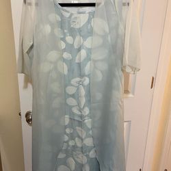 Women’s Chiffon Sheath Dress w/ Sheer Jacket - Brand NEW - Medium