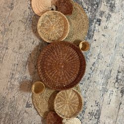 Boho Vintage Basket Wall Art