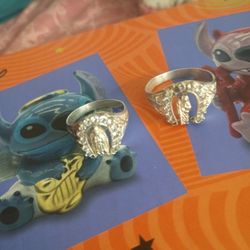 Virgen Mary And San Judas Silver Rings 