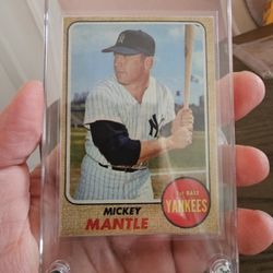 Mickey Mantle Baseball Card 