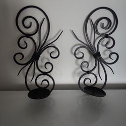 Set of 2 Wall Scones (Candle Holders)