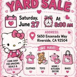 Hello Kitty Yard Sale 