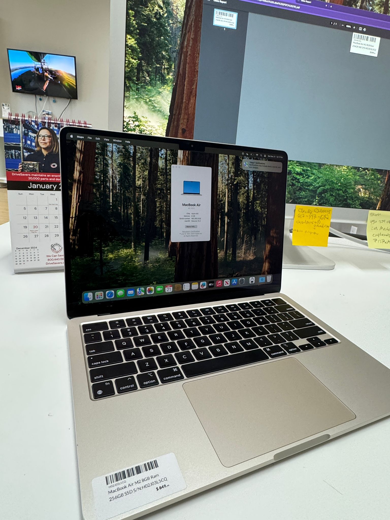 MacBook Air M2 13'' 256GB SSD 8GB Ram