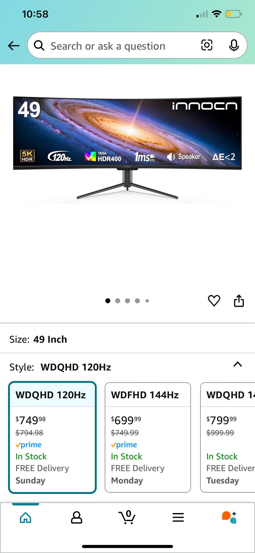 Ultrawide Gaming Monitor