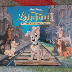 Disney Lady and the Tramp II Commemorative Lithographs  - Set of 4 - New 