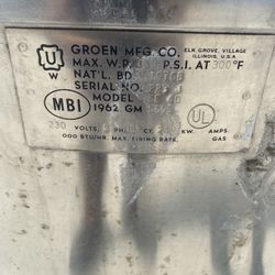 Ee-40 Groen Steam Kettle 