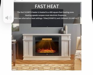 28.5" Electric Fireplace Insert, Wall Recessed/Mounted, Freestanding Fireplace with Remote Control, 3 Color Adjustable Flames, 2 Modes Heat, 8 H Timer