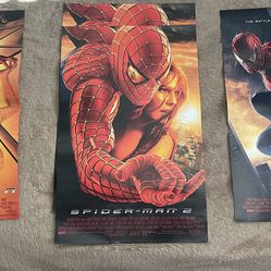 Spiderman Tobey Movie Posters AMC Exclusive 