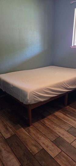 Purple full size mattress