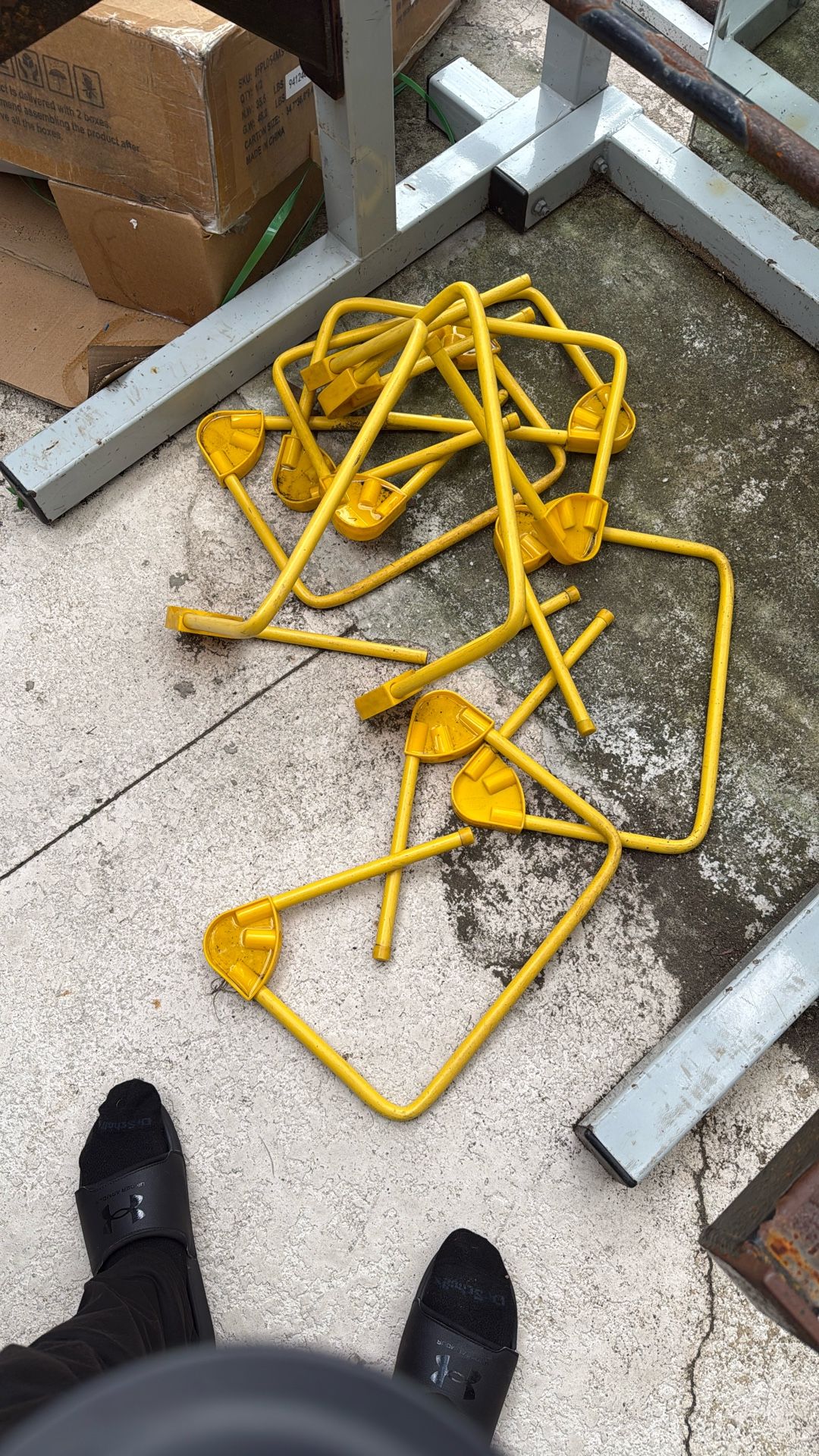 $15 Small hurdles 12 inches that can be adjusted to 6 inches