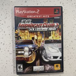 Midnight Club 3 Remix Dub Edition Case And Manual Only *No Game*