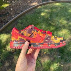 Nike SB Dunk Wizard Of Oz Poppy Field Size 5 