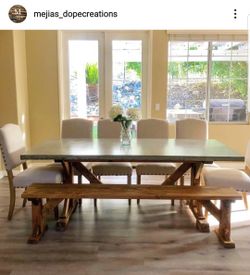 Mejias Concrete Farm tables