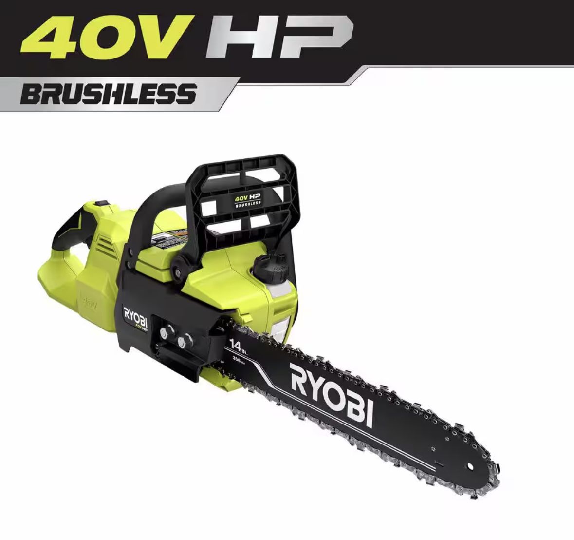 RYOBI 40V HP Brushless 14 in. Battery Chainsaw