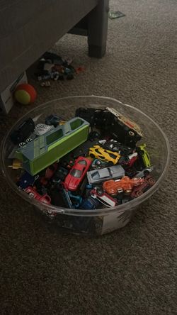 Full box of hot wheels some rare and none rare models