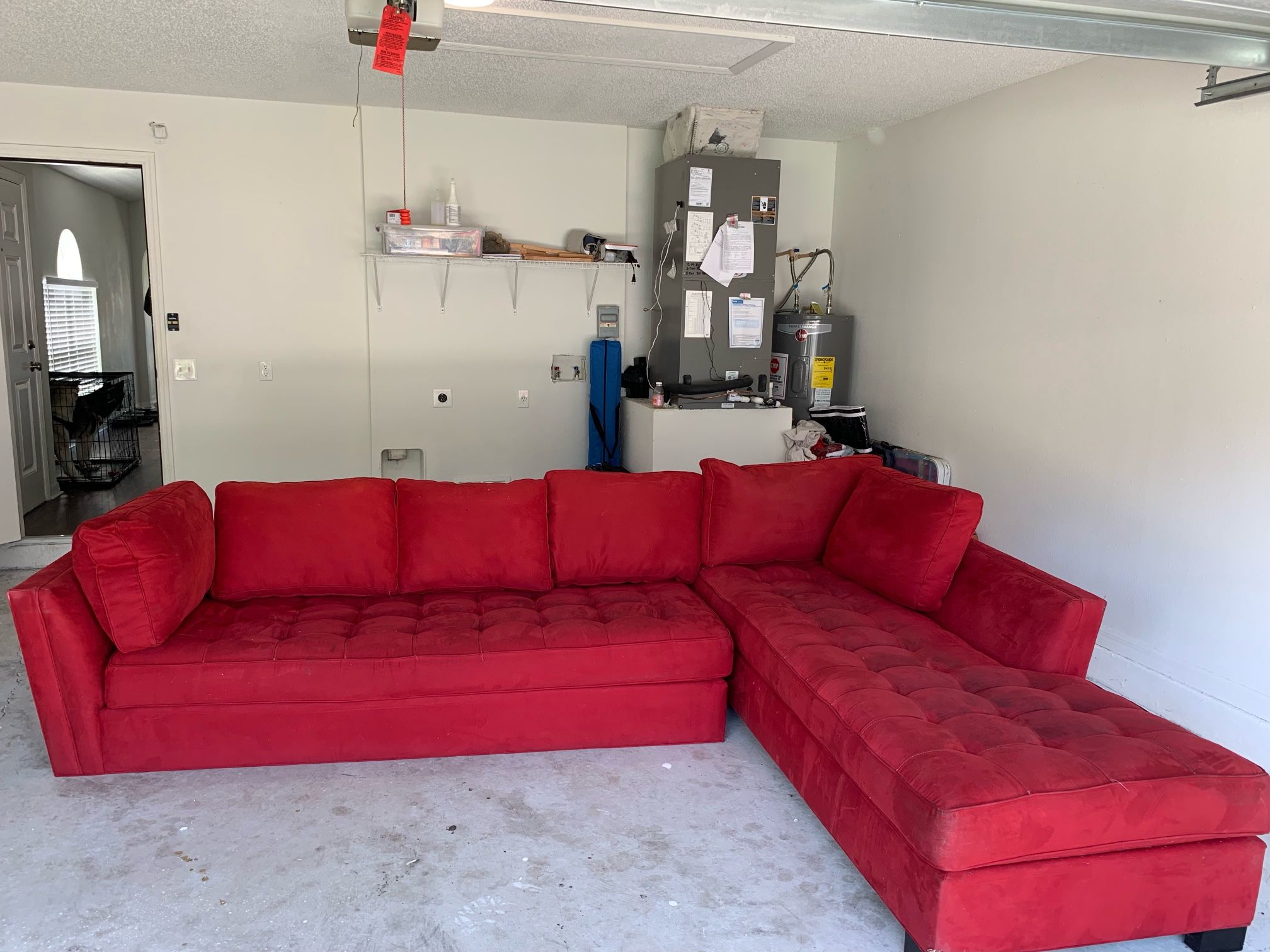 Red Sectional